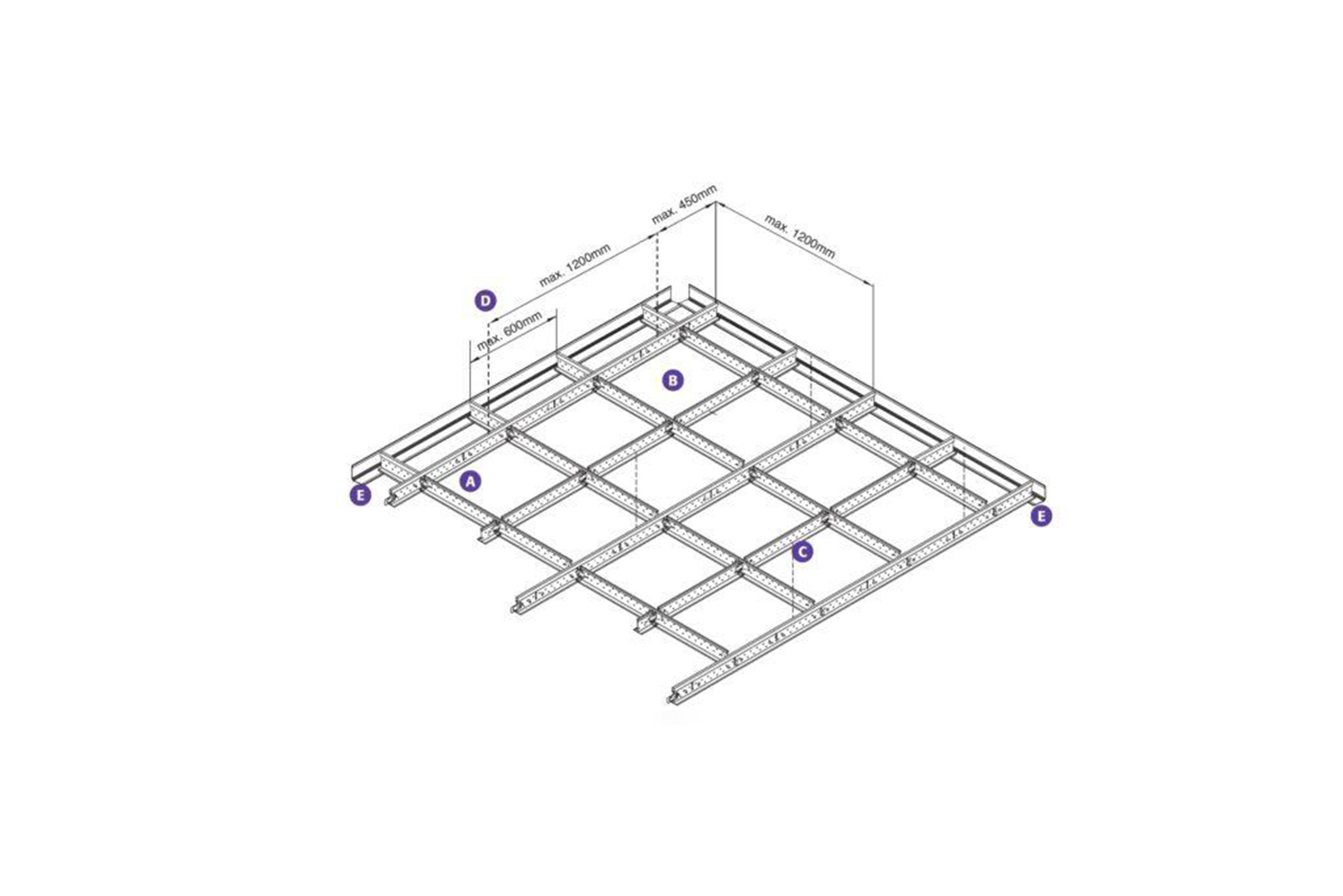 Ceiling T-GRID